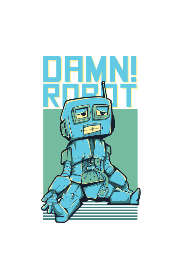 DUH ROBO OVERSIZE UNISEX T-SHIRT