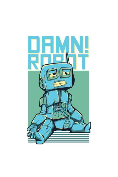 DUH ROBO OVERSIZE UNISEX T-SHIRT