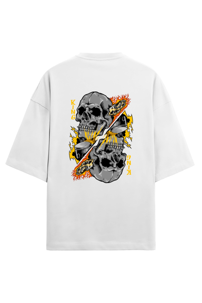 GHOST FLAME OVERSIZE UNISEX T-SHIRT
