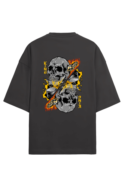 GHOST FLAME OVERSIZE UNISEX T-SHIRT