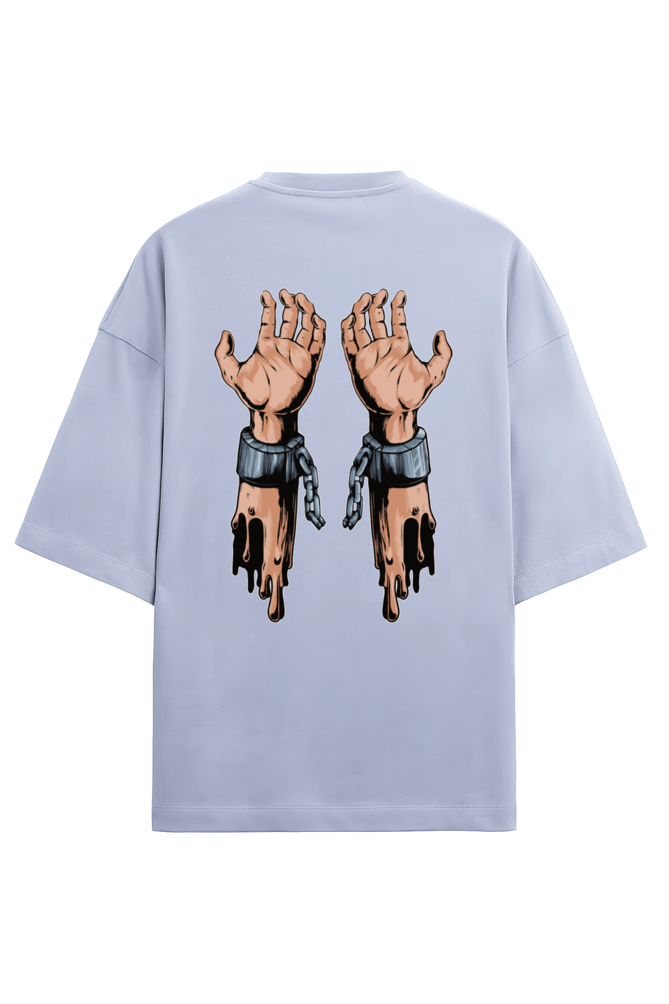 HAND CUFFED OVERSIZE UNISEX T-SHIRT