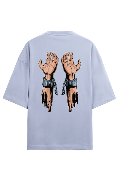 HAND CUFFED OVERSIZE UNISEX T-SHIRT