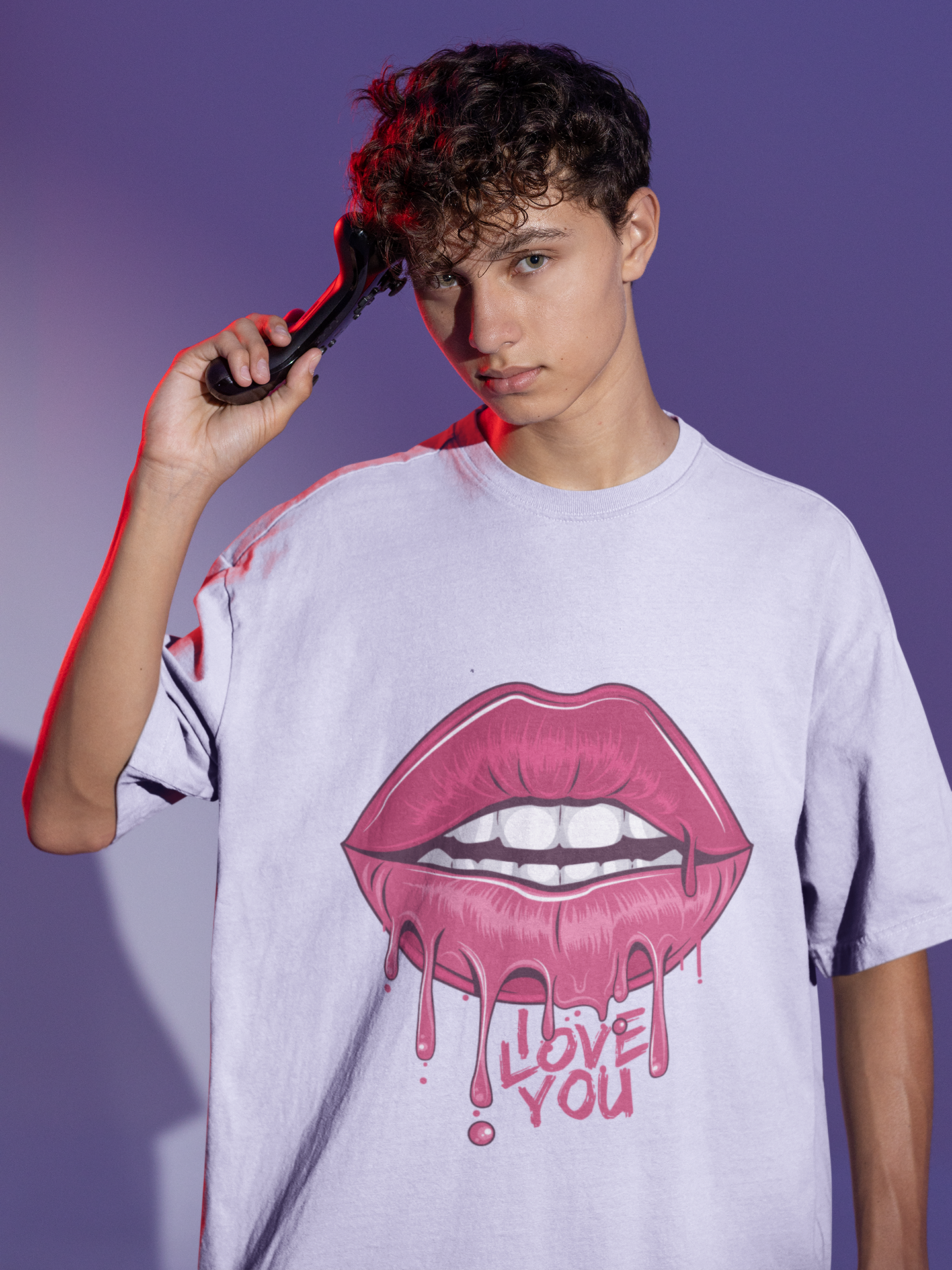 HEY LOVE OVERSIZE UNISEX T-SHIRT