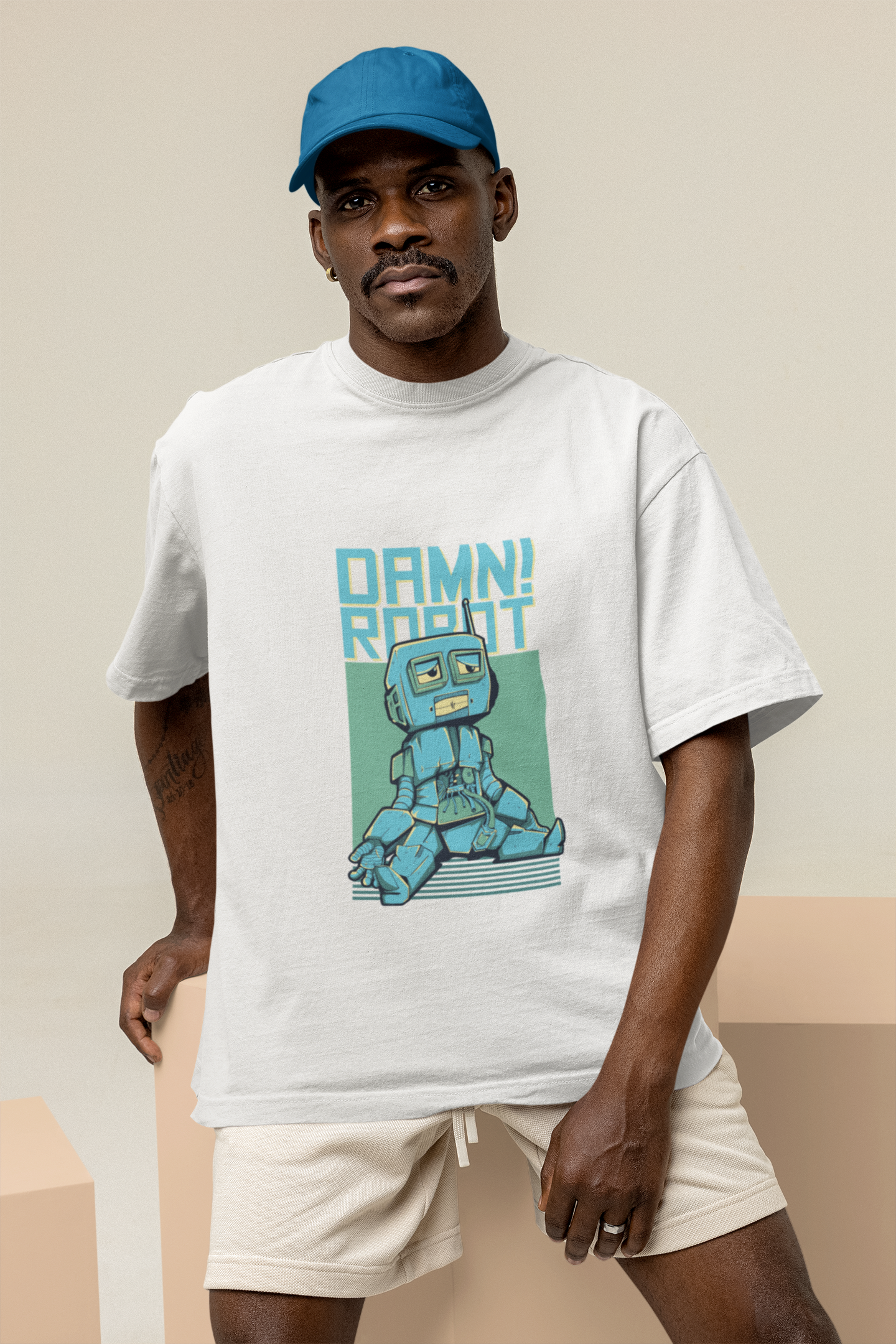 DUH ROBO OVERSIZE UNISEX T-SHIRT