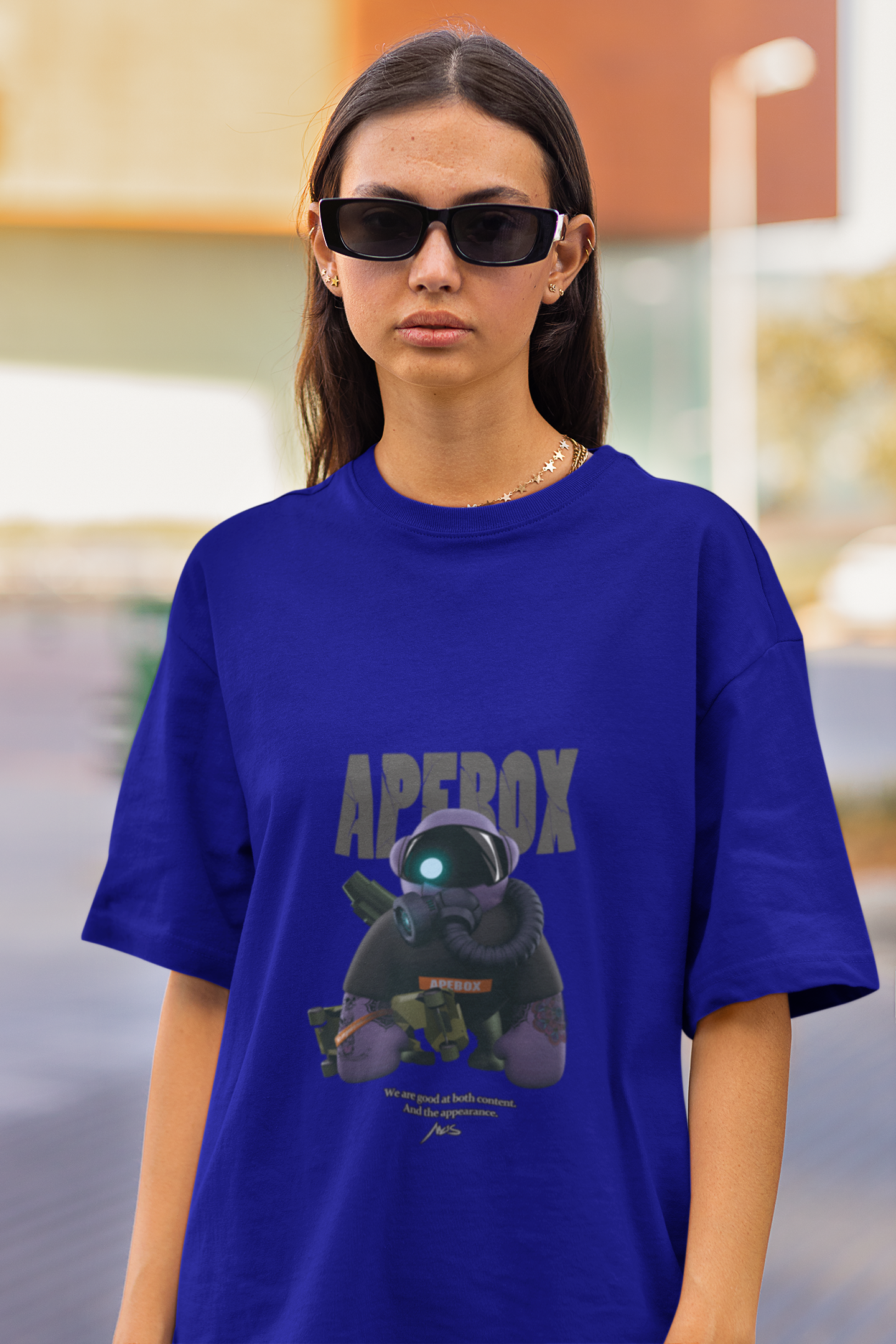 APEBOX UNISEX OVERSIZE T-SHIRT