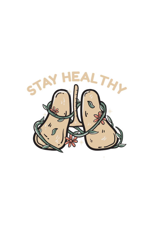 STAY HEALTHY UNISEX BLACK OVERSIZE T-SHIRT